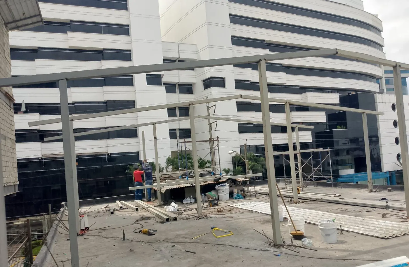 Estructura de cubierta — Cubiertas metálicas | NIVEL JM