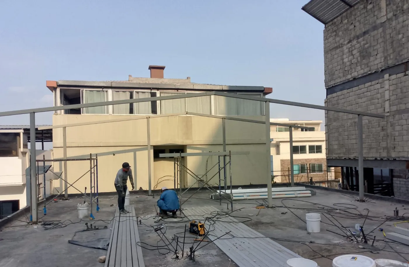 Cubierta para terraza — Cubiertas metálicas | NIVEL JM